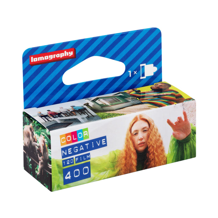 Lomography 400 Color Negative, 120 Film, Single Roll