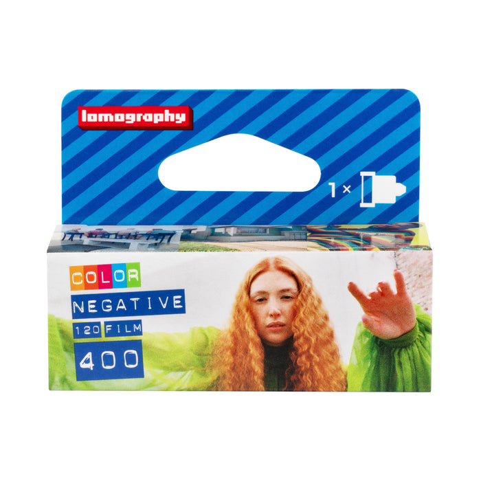 Lomography 400 Color Negative, 120 Film, Single Roll