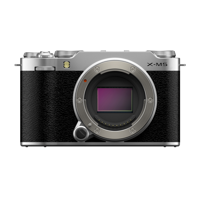 Fujifilm X-M5 Mirrorless Camera with XC 15-45mm f/3.5-5.6 OIS PZ Lens - Silver