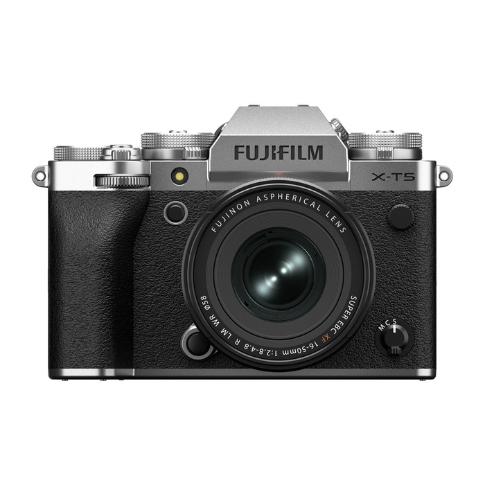 Fujifilm X-T5 Mirrorless Camera with XF 16-50mm f/2.8-4.8 R LM WR Lens - Silver