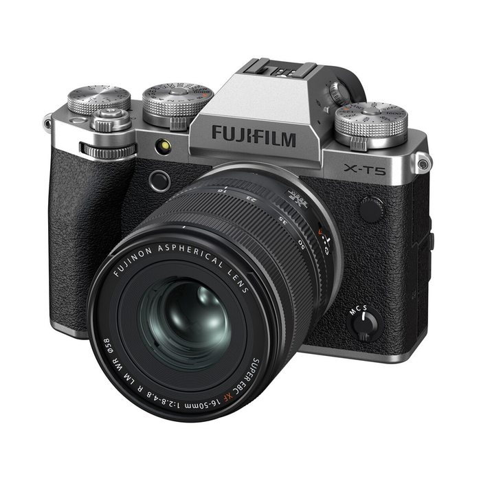 Fujifilm X-T5 Mirrorless Camera with XF 16-50mm f/2.8-4.8 R LM WR Lens - Silver