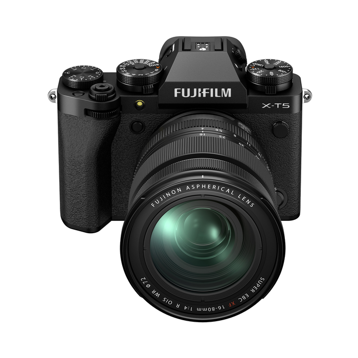 Fujifilm X-T5 Mirrorless Camera with XF 16-80mm f/4 R OIS WR Lens - Black