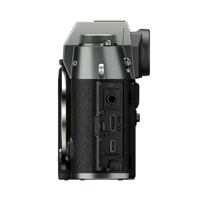 Fujifilm X-T50 Mirrorless Camera - Charcoal Silver