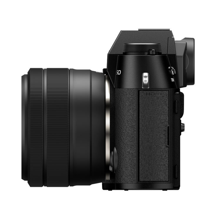 Fujifilm X-T50 Mirrorless Camera with XC 15-45mm f/3.5-5.6 OIS PZ Lens - Black
