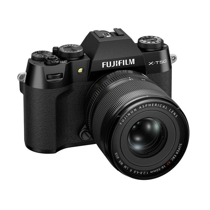 Fujifilm X-T50 Mirrorless Camera with XF 16-50mm f/2.8-4.8 R LM WR Lens - Black