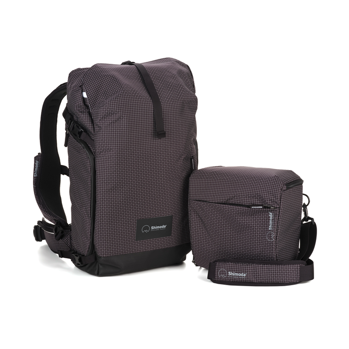 Shimoda Sidecountry 28 Starter Kit with Medium Modular Top Loader - Black/White