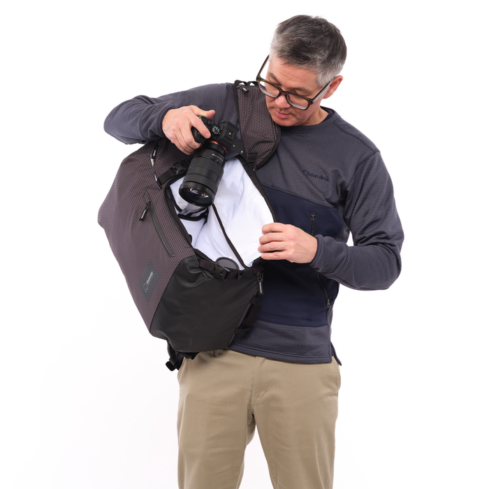 Shimoda Sidecountry 28 Starter Kit with Medium Modular Top Loader - Black/White