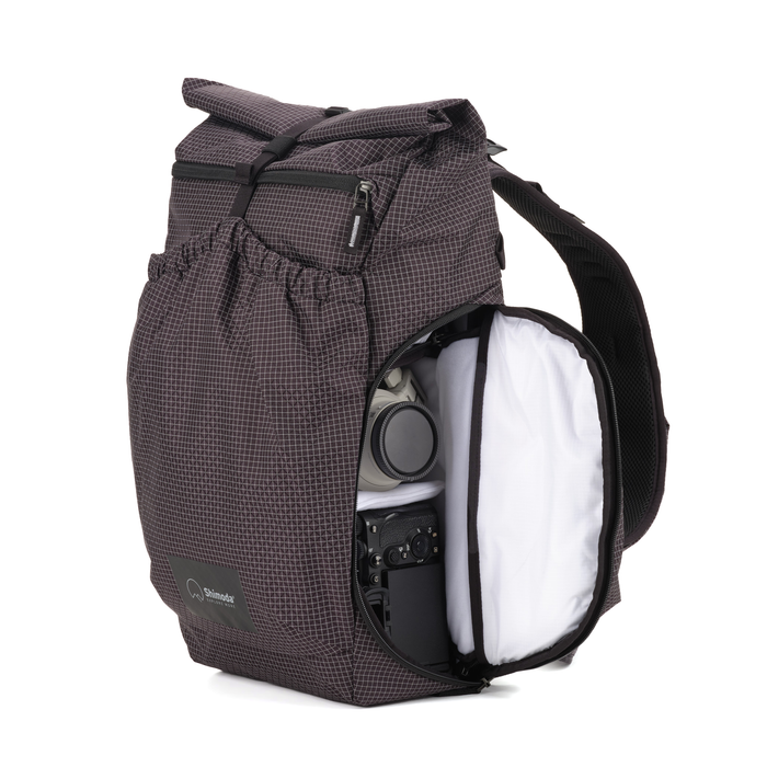 Shimoda Side Lite 22 Starter Kit with Medium Modular Top Loader - Black/White