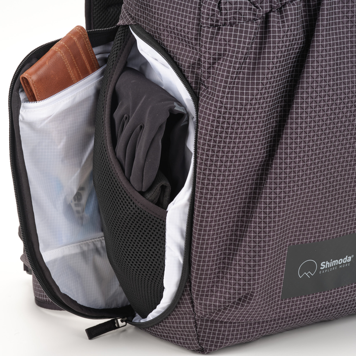 Shimoda Side Lite 22 Women's Starter Kit with Medium Modular Top Loader - Black/White