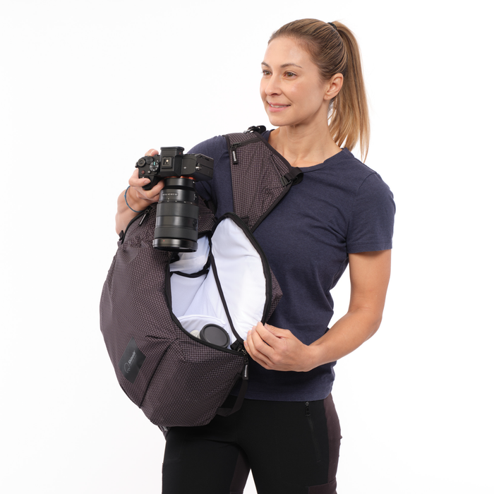 Shimoda Side Lite 22 Women's Starter Kit with Medium Modular Top Loader - Black/White