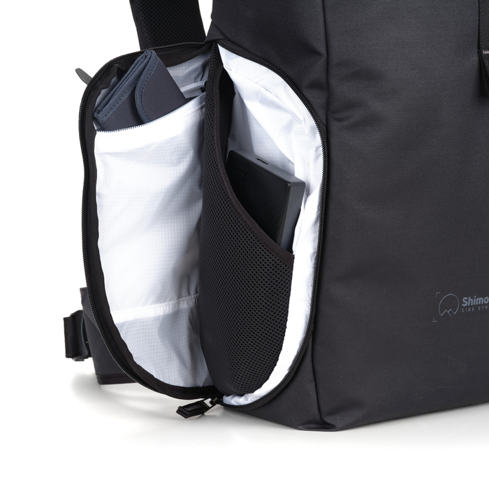 Shimoda Side Street 28 Starter Kit with Medium Modular Top Loader - Anthracite Black