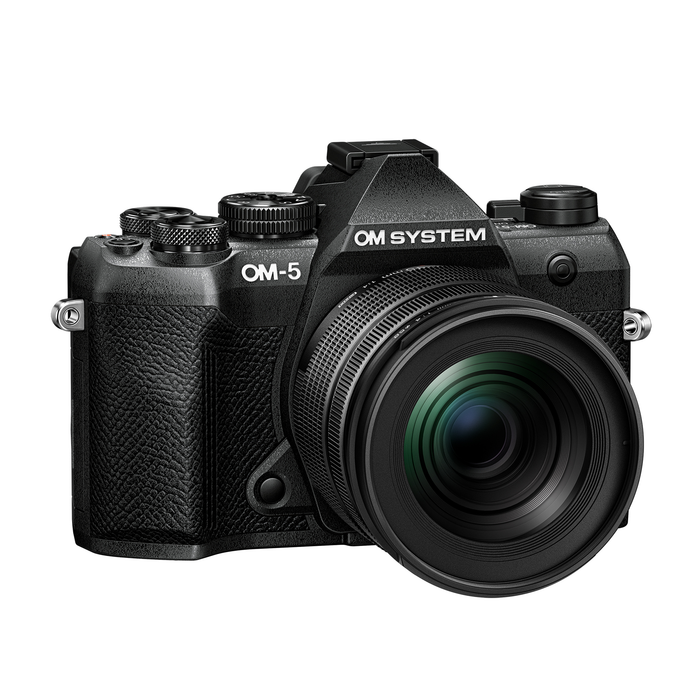 OM System OM-5 Mark II Mirrorless Camera with 12-45mm f/4.0 PRO Lens - Black