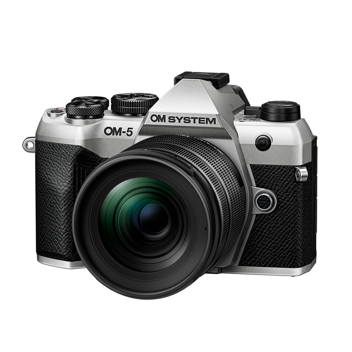 OM System OM-5 Mark II Mirrorless Camera with 12-45mm f/4.0 PRO Lens - Silver