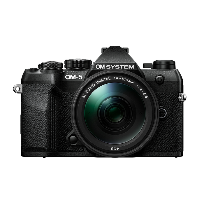 OM System OM-5 Mark II Mirrorless Camera with 14-150mm f/4.0-5.6 II OM Lens - Black