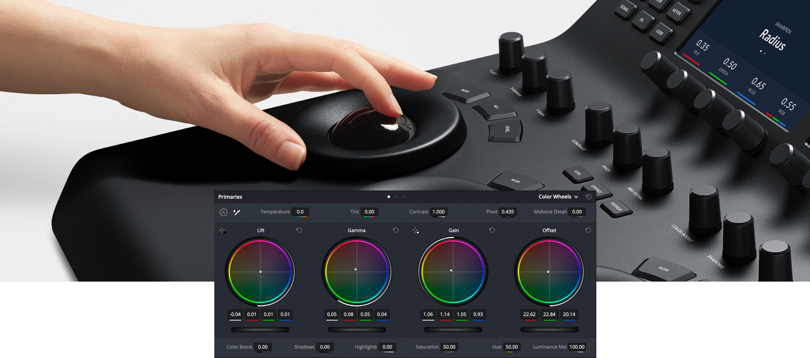 Blackmagic Design DaVinci Resolve Mini Panel with Resolve Studio Software