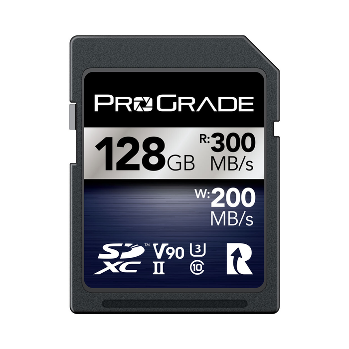 ProGrade Digital 128GB UHS-II SDXC V90 300R Iridium Memory Card