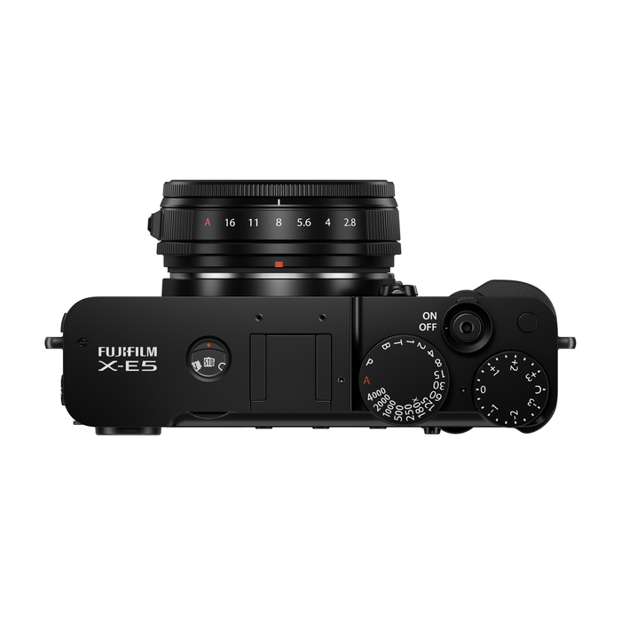 Fujifilm X-E5 Mirrorless Camera with XF 23mm f/2.8 R WR Lens - Black