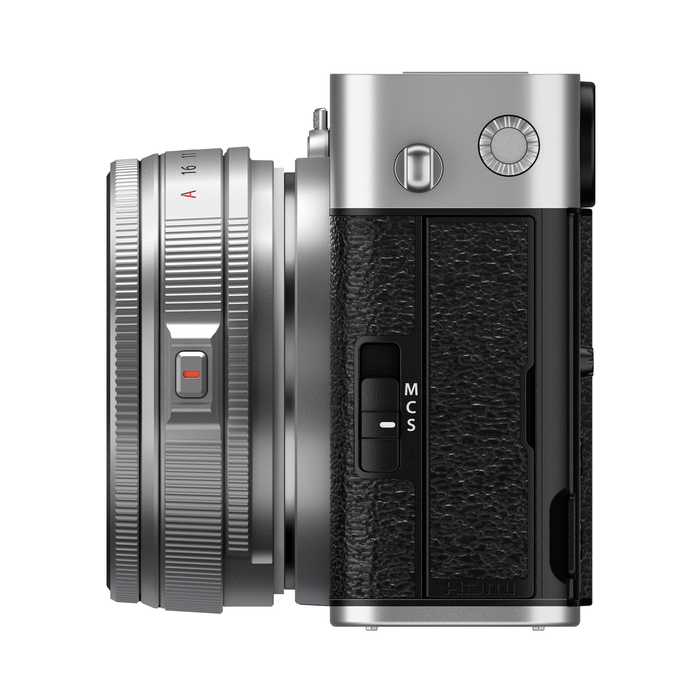 Fujifilm X-E5 Mirrorless Camera with XF 23mm f/2.8 R WR Lens - Silver