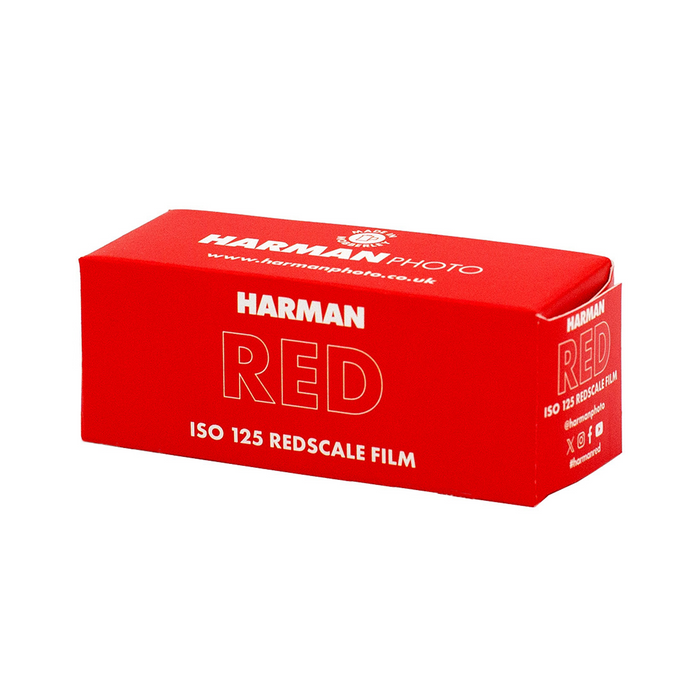 Harman Red 125 Redscale Color Negative - 120 Film, Single Roll