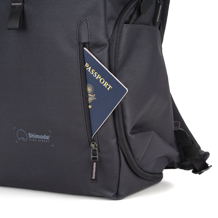 Shimoda Side Street 22 Starter Kit with Medium Modular Top Loader - Anthracite Black