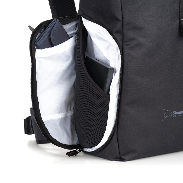 Shimoda Side Street 22 Starter Kit with Medium Modular Top Loader - Anthracite Black