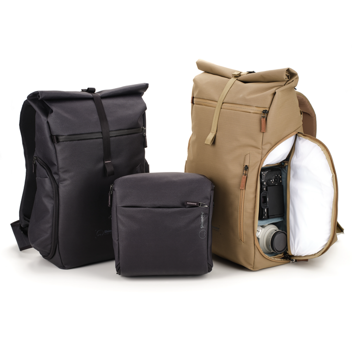 Shimoda Side Street 22 Starter Kit with Medium Modular Top Loader - Anthracite Black