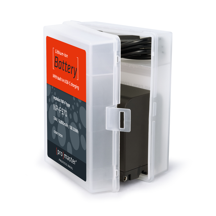 ProMaster Li-ion Battery for Sony NP-F970 with USB-C Charging