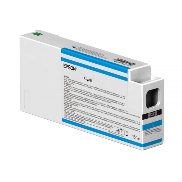 Epson T54V200 UltraChrome HD Cyan Ink Cartridge for Select SureColor P-Series Printers - 150mL