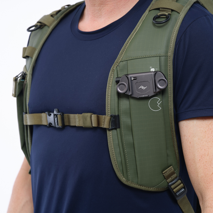 Shimoda Capture Strap for Action X Series Backpacks, Left Shoulder Strap - Army Green