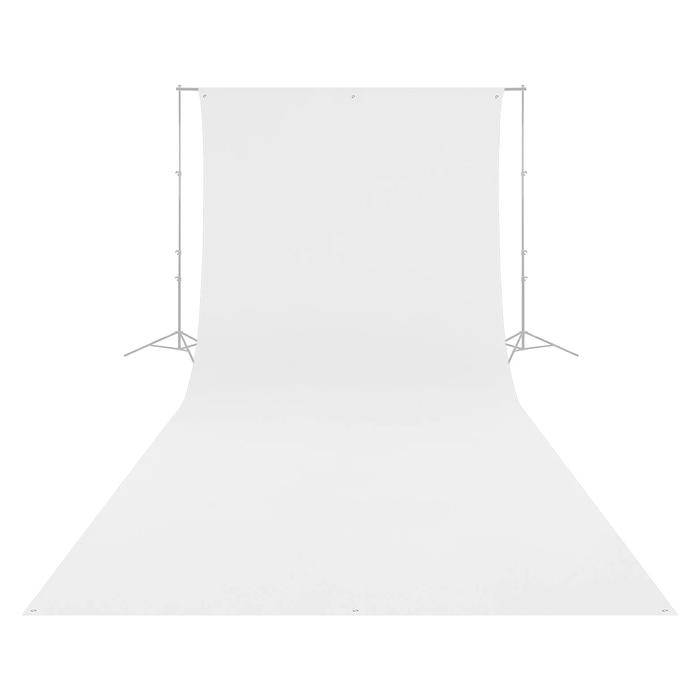 Westcott Wrinkle-Resistant Backdrop, 9' x 20' - High-Key White