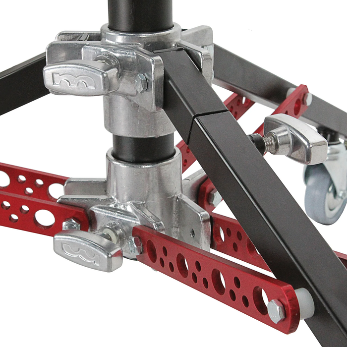 Matthews Monitor Stand II Rolling 6.25' Black Chrome