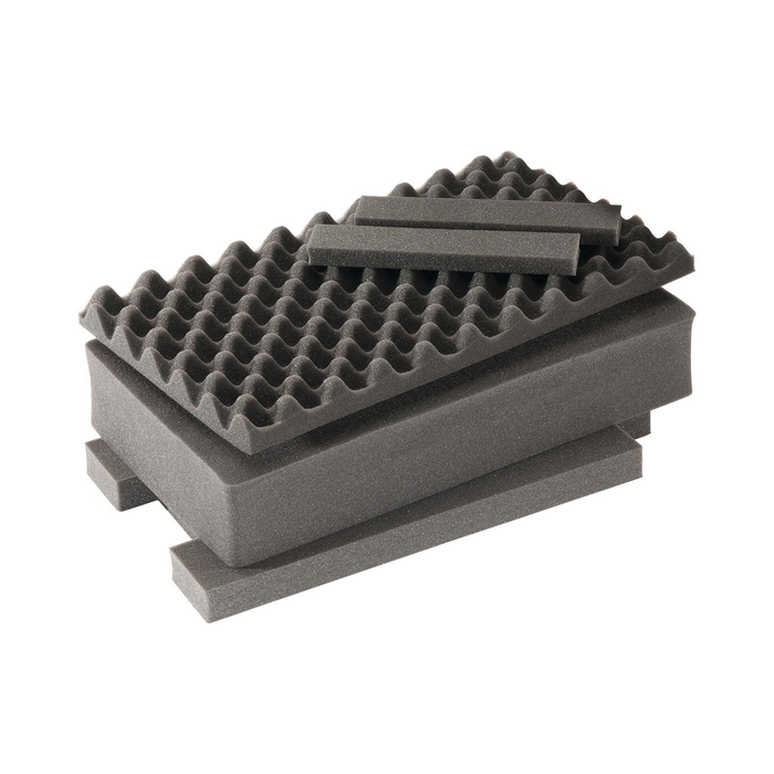 Pelican 1535 Air Carry-On Case with Pick-N-Pluck Foam & Lid Foam - Black