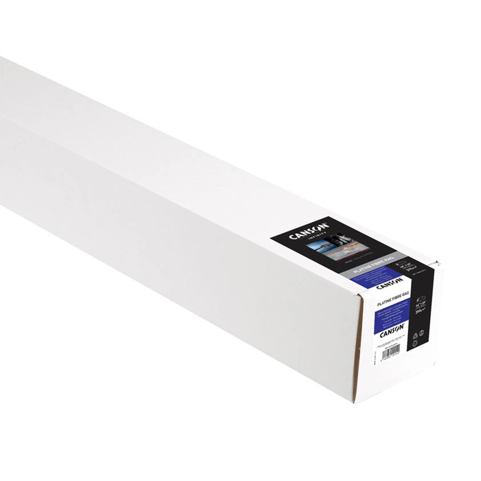 Canson Infinity Platine Fibre Rag Satin Inkjet Paper, 310gsm, 17" x 39' - Roll