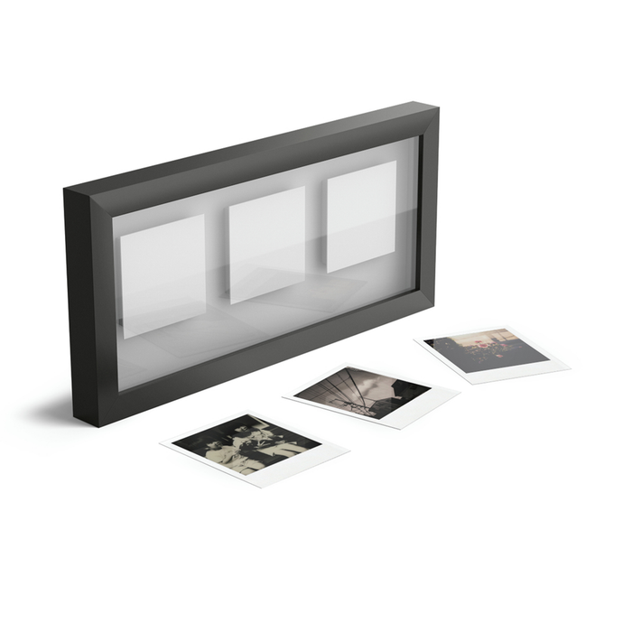 Polaroid Studio Triptych Photo Frame - Black