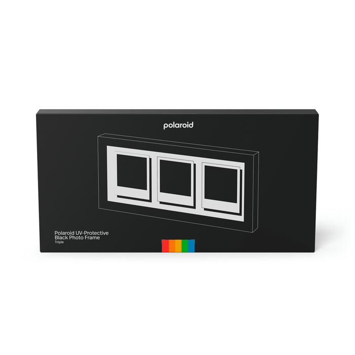 Polaroid Studio Triptych Photo Frame - Black