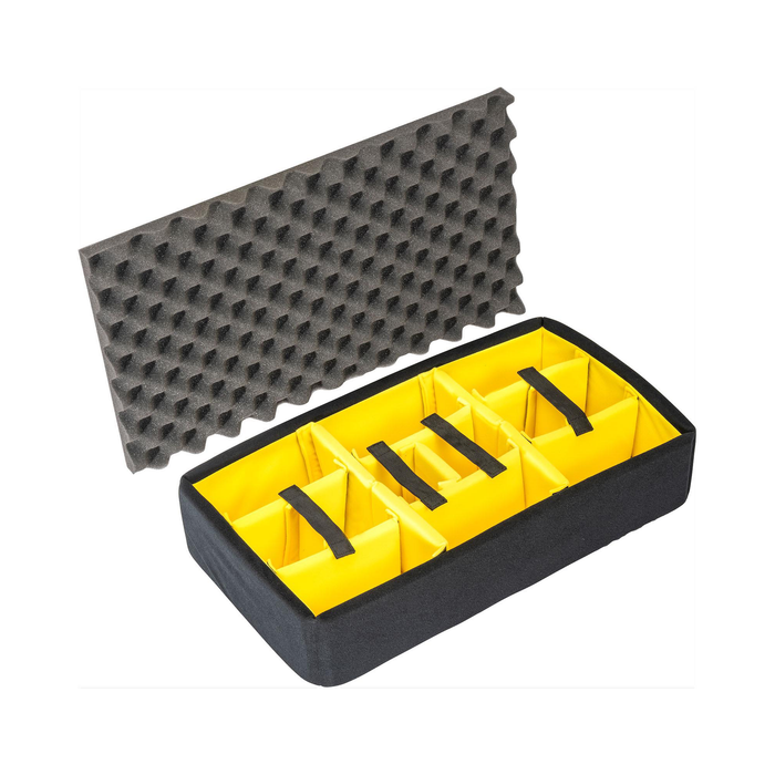 Pelican 1555 Air Case with Padded Dividers & Lid Foam - Black