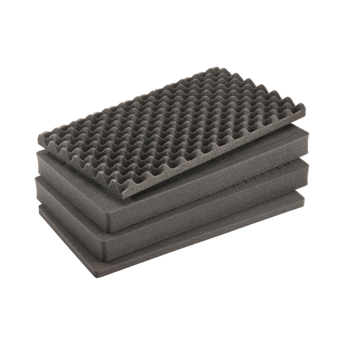 Pelican 1555 Air Case with Pick-N-Pluck Foam & Lid Foam - Black