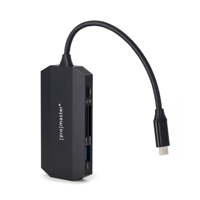 ProMaster USB-C Card Reader & Hub for 2 SD Cards