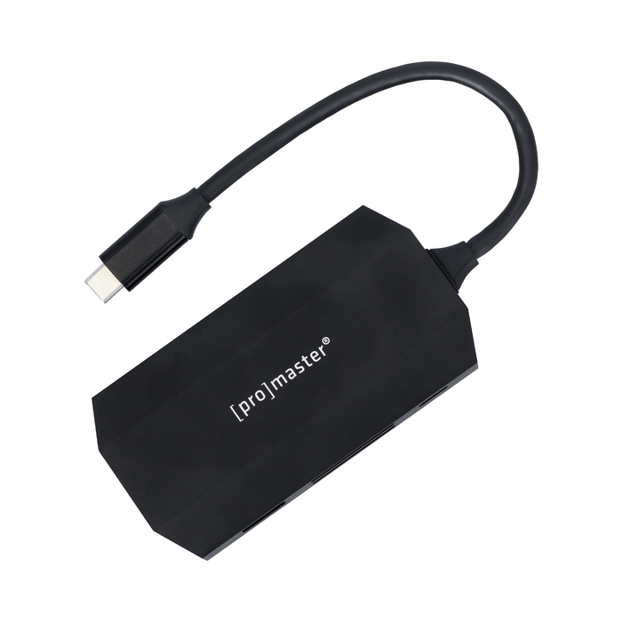 ProMaster USB-C Card Reader & Hub for 2 SD Cards