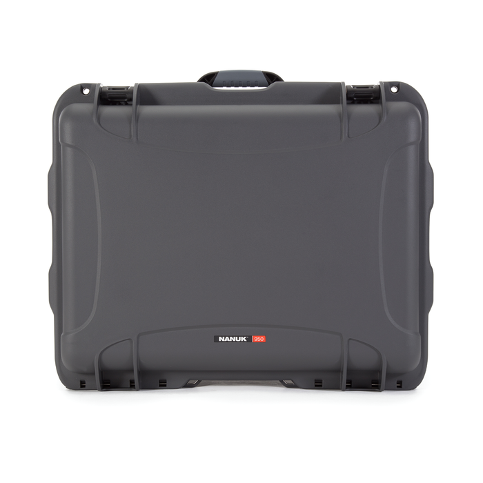 Nanuk 950 Wheeled Pro Photo Kit Protective Case with Padded Dividers & Lid Organizer - Graphite