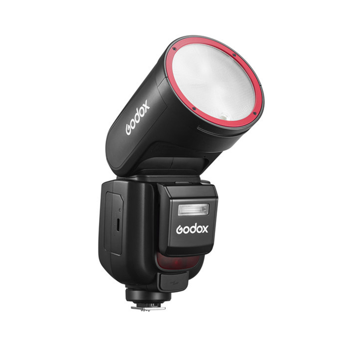 Godox V1Pro Round Head Camera Flash for Fujifilm Red Ring