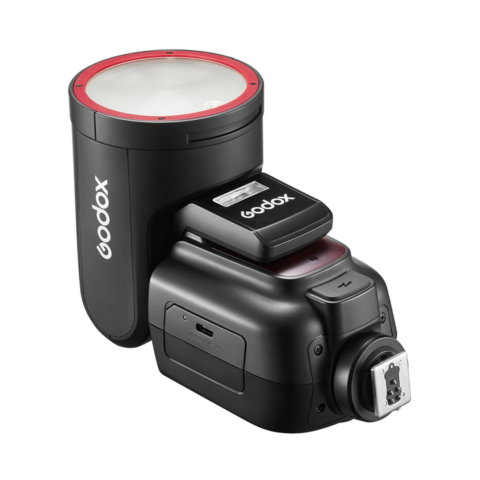 Godox V1Pro Round Head Camera Flash for Nikon Red Ring