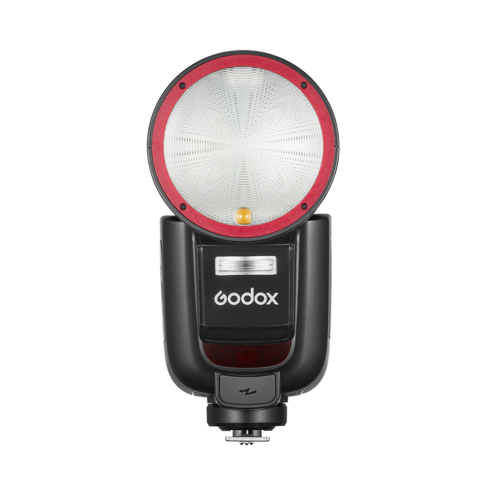 Godox V1Pro Round Head Camera Flash for Olympus Red Ring