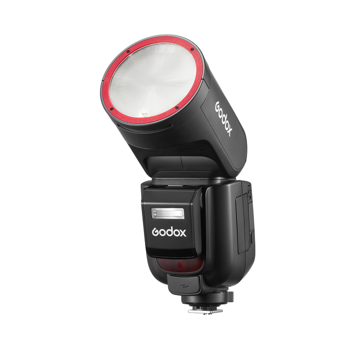 Godox V1Pro Round Head Camera Flash for Olympus Red Ring
