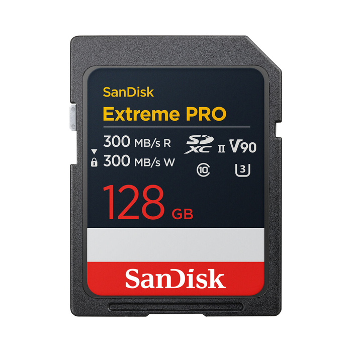 SanDisk 128GB Extreme PRO UHS-II SDXC Memory Card