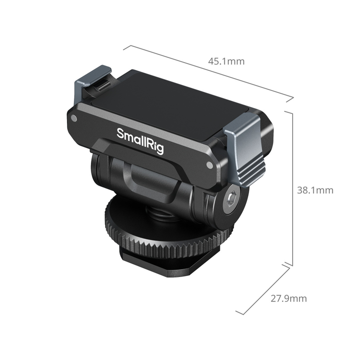 SmallRig Quick Release Support for DJI Osmo Action 5 Pro / 4 / 3 with Cold Shoe Adapter 5436
