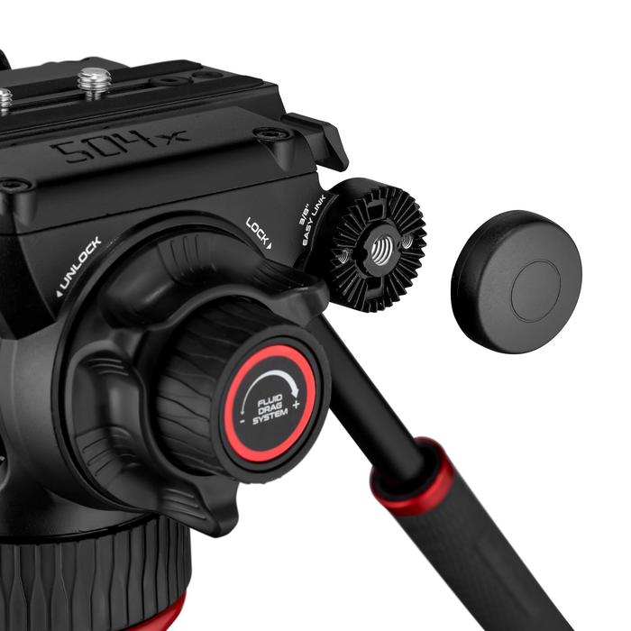 Manfrotto 504X Fluid Video Head with Flat Base