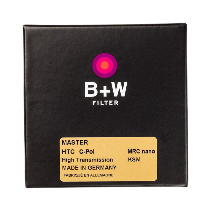 B+W 39mm MASTER High Transmission Circular Polarizer MRC Nano Filter