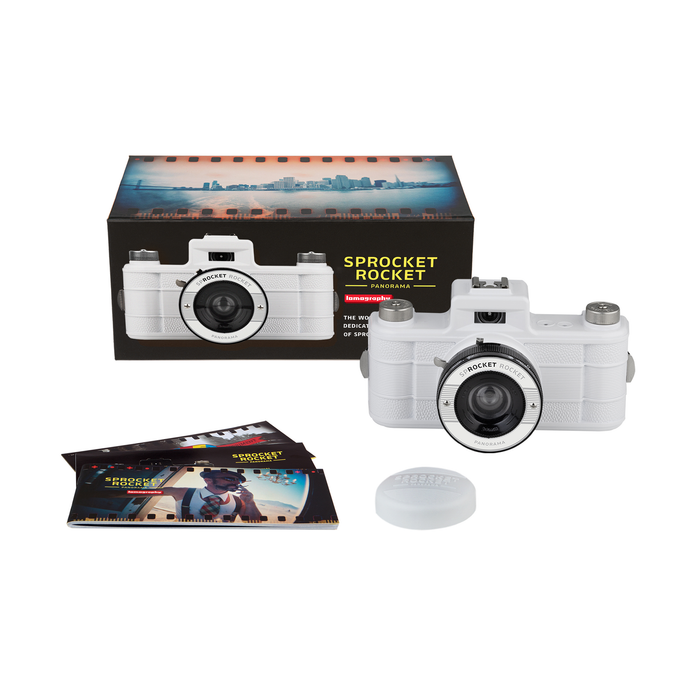 Lomography Sprocket Rocket 35mm Panoramic Film Camera - Coconut