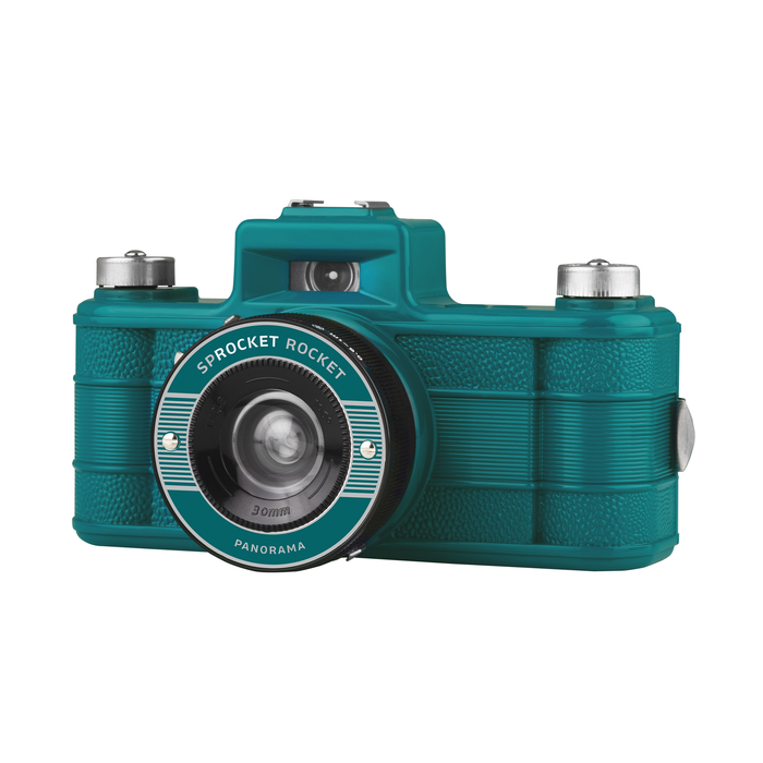 Lomography Sprocket Rocket 35mm Panoramic Film Camera - Peacock